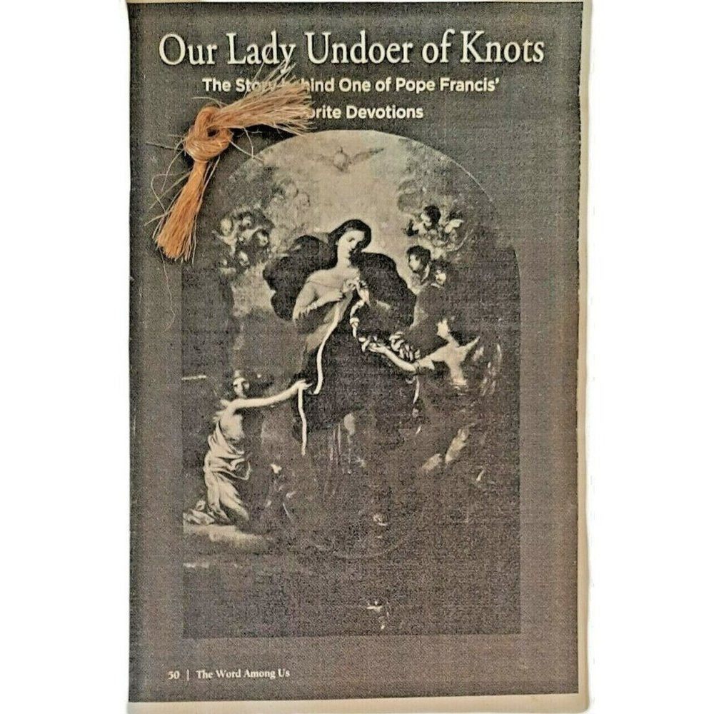 Our Lady Undoer of Knots Pope Francis Literature Pamphlet Booklet